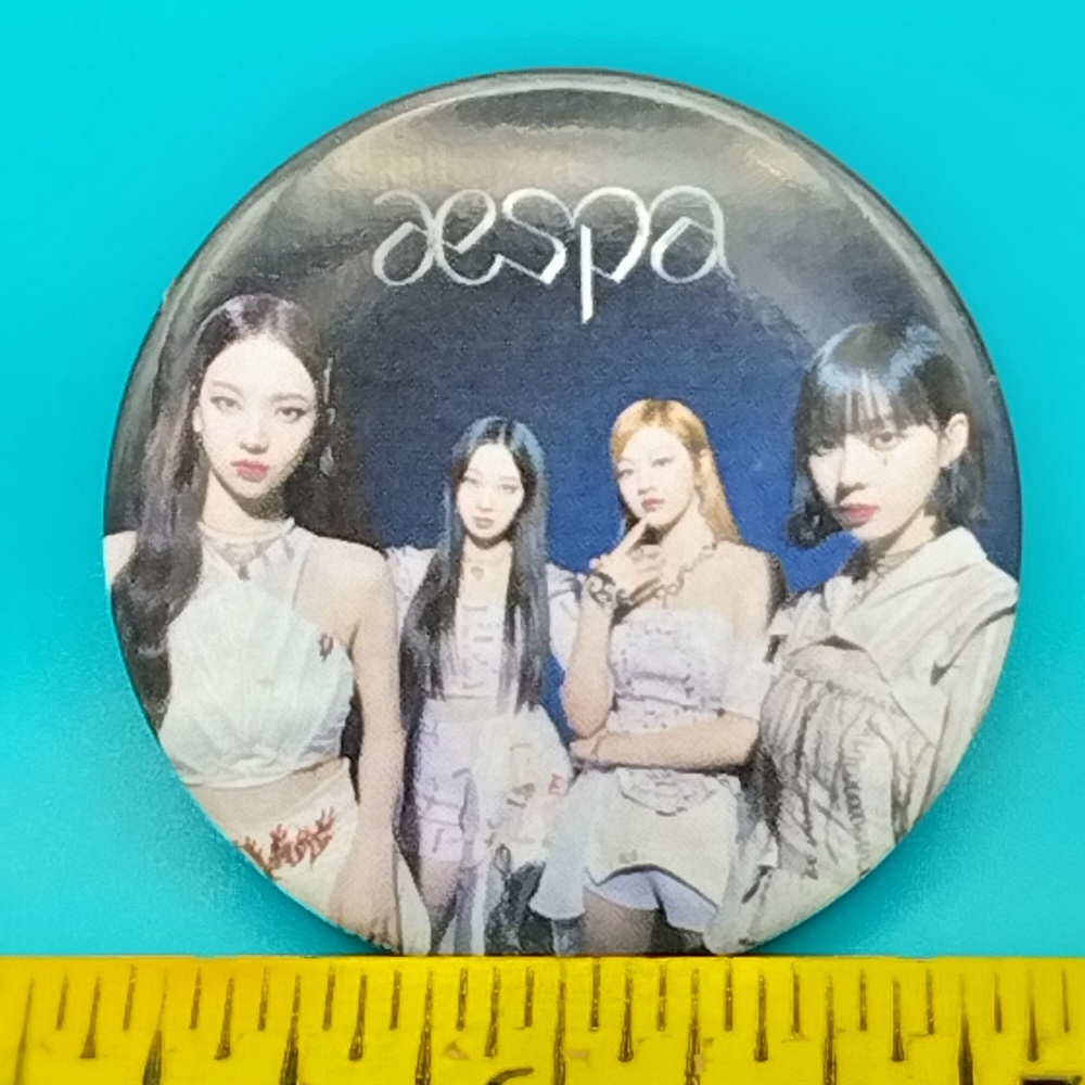 AESPA Pinback Button Pin Rare